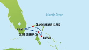 Itinerariu Croaziera Craciun & Revelion in Bahamas - Norwegian Cruise Line - Norwegian Sky - 4 nopti 