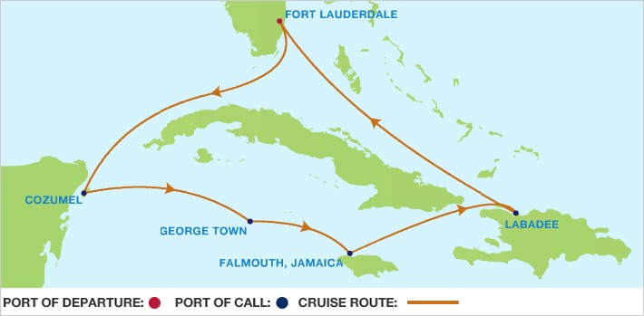 Itinerariu Croaziera Vestul Caraibelor - Celebrity Cruises - Celebrity Silhouette - 7 nopti 