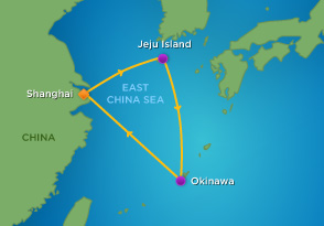 Itinerariu Croaziera Coreea de Sud si Japonia - Royal Caribbean - Mariner of the Seas - 5 nopti