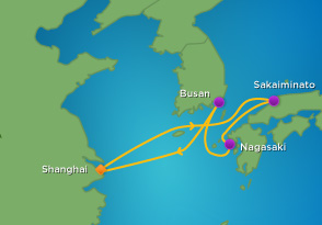 Itinerariu Croaziera Japonia si Coreea de Sud - Royal Caribbean - Quantum Of The Seas  - 6 nopti