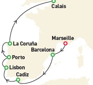 Itinerariu Croaziera Atlantic - Pullmantur Cruises - Horizon - 8 nopti