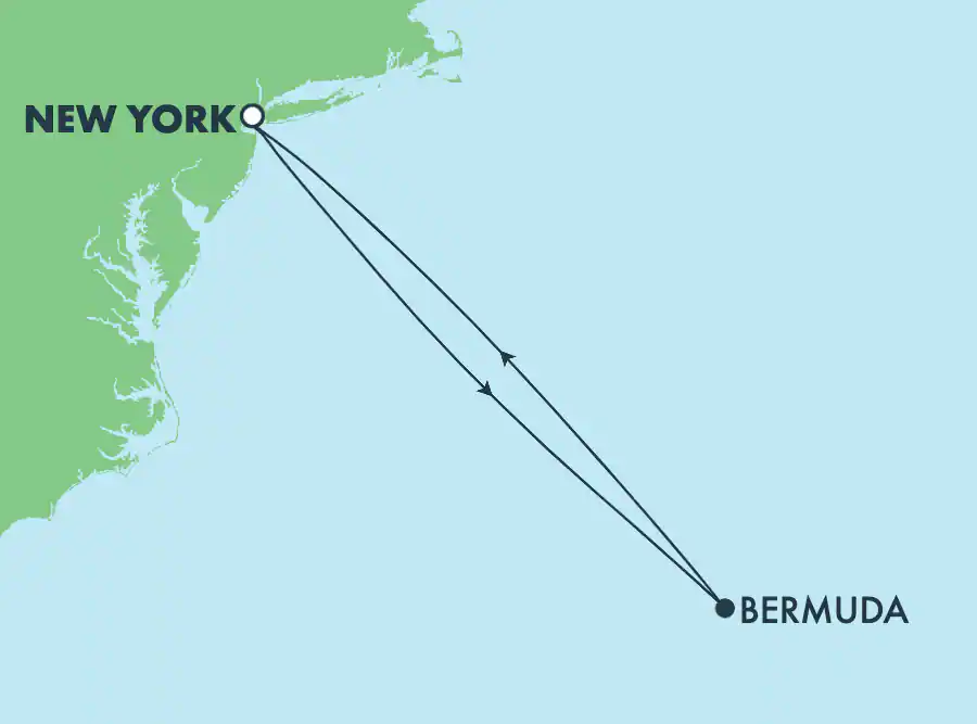 Itinerariu Croaziera Bermuda - Norwegian Cruise Line - Norwegian Breakaway - 5 nopti