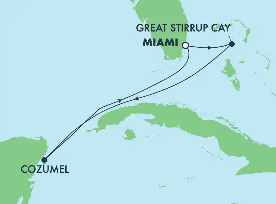 Itinerariu Croaziera Caraibe & Bahamas - Norwegian Cruise Line - Norwegian Escape - 5 nopti