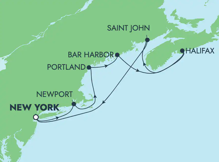 Itinerariu Croaziera Canada & Noua Anglie - Norwegian Cruise Line - Norwegian Getaway - 7 nopti